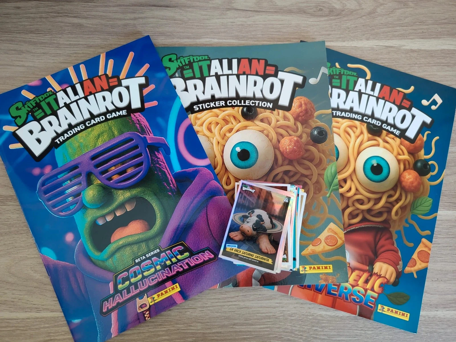 Lot van 3 Panini Brainrot kaarten albums – photo 6